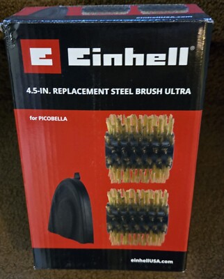 Einhell Picobella Surface Brush 4.5-in. Replacement Steel Brush Ultra