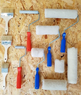 GFK Paddelwalze und Harzdecklack Kit - Flachdach und Fiberglas