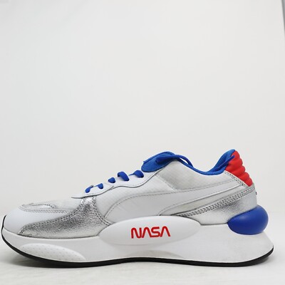 Puma RS 9.8 Space Agency NASA White Puma Silver Shoes Mens  display picture 2