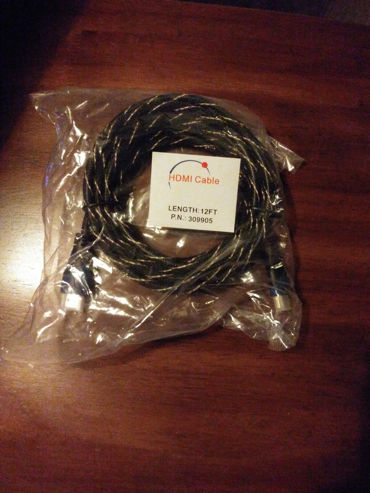 12 Ft HDMI Cable High-Speed with Ethernet Model 309905-image