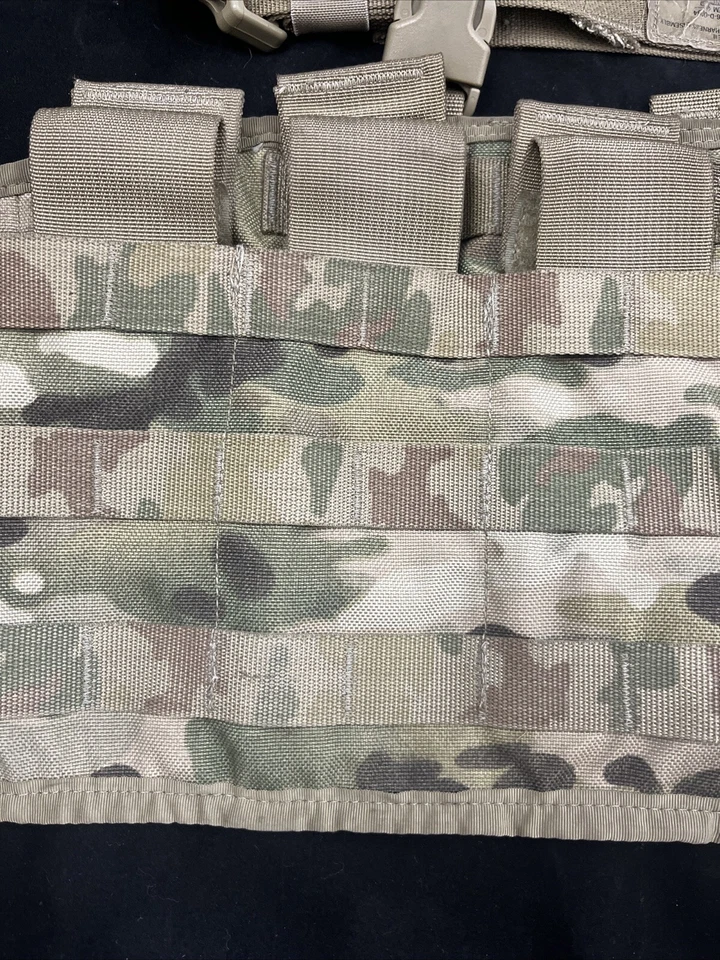 Ejército de los Estados Unidos OCP Multicam Molle II Panel de Asalto Táctico TAP Plataforma de Pecho Arnés Chaleco Foto 4 de 4