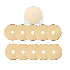 10x Titanium Coated 60mm Rotary Cutter Blades Cutting Quilting for OLFA fiskars