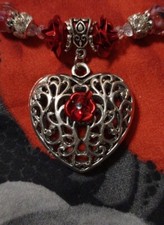 Gorgeous Heart Necklace Perfect For Valentines Day    