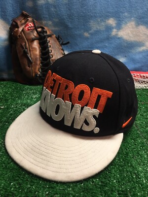 Hat Detroit Tigers Detroit knows Nike adjustable snapback hat cap