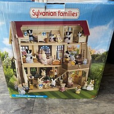Sylvanian Families Flair Oakwood Manor House Boxed With Furniture VGC