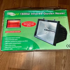 1300W Infrared Garden Heater With Adjustable Mounting Bracket