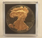 2023 $1 one oz. Silver Eagle BU W/Black Ruthenium & Rose Gold ** Limited 1,000