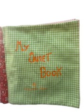 Vintage Handmade Embroidered Gingham Cloth Kid Child Folk Art My Quiet Book