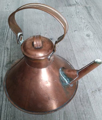 Antiker großer Kupferkessel Schiffe Tee, Wasserkocher. Zink gefüttert getestet und alles gut 