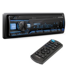 Alpine UTE-73BT Receiver RUE-4360 Remote Bundle - Bluetooth Multimedia