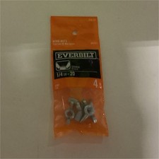 Everbilt Wing Nuts 1/4 in-20 Coarse Thread Zinc Finish 4-Pack