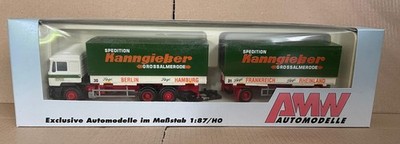 AWM - 1:87 H0 LKW - MAN - OVP - Gliederzug - Spedition Kanngießer