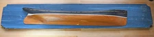 Vintage Half Hull Wooden Ship Model - Hull 32" Long