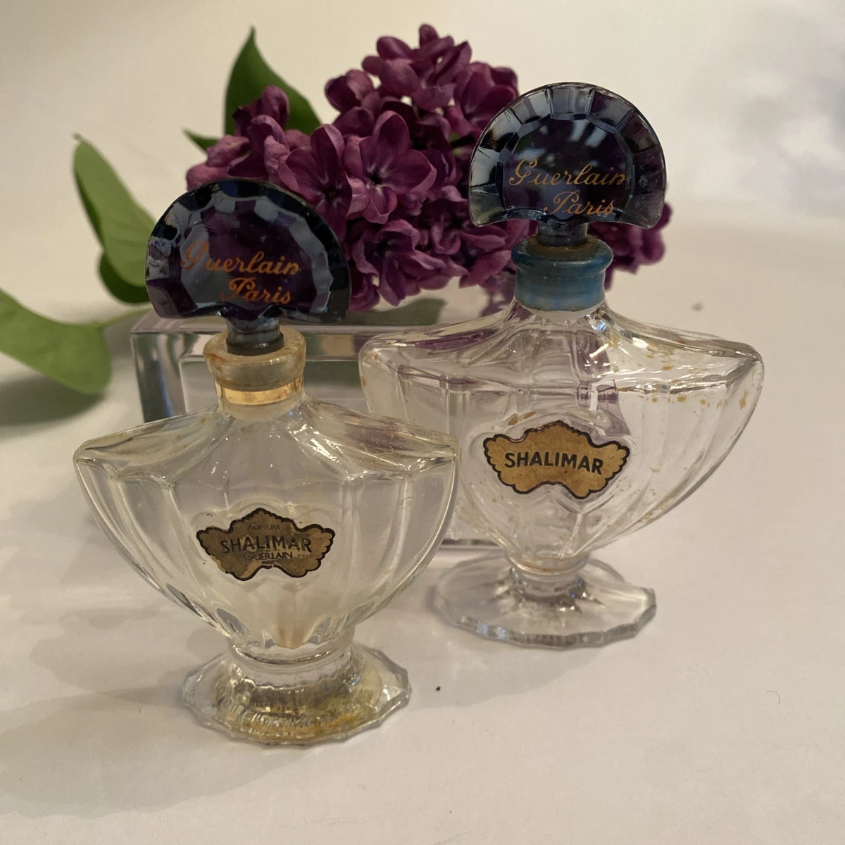 Vintage Guerlain Indiana Collectible Commercial Perfume Bottles