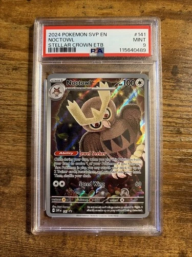2024 Pokémon SVP Noctowl #141 Promo PSA 9