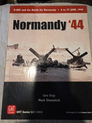 GMT Games Normandy '44 6-27 June 1944 Punched Complete Excellent Condition