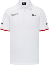 Porsche Motorsport Herren Poloshirt  Polo weiß, L