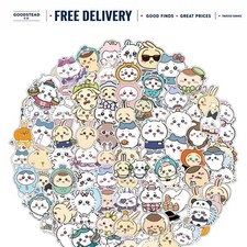 100pcs Kawaii Jiikawa Cartoon Stickers for Kids Scrapbook Laptop Decorative