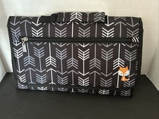  Pre-Owned Portable Foldable Woodland Diaper Changing Pad w/Diaper Wipe Holders