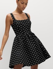 Marks & Spencer Womens Mini Dress in Black Mix - M&S
