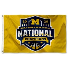 Michigan Team University Wolverines 2026 Basketball National Champions Large