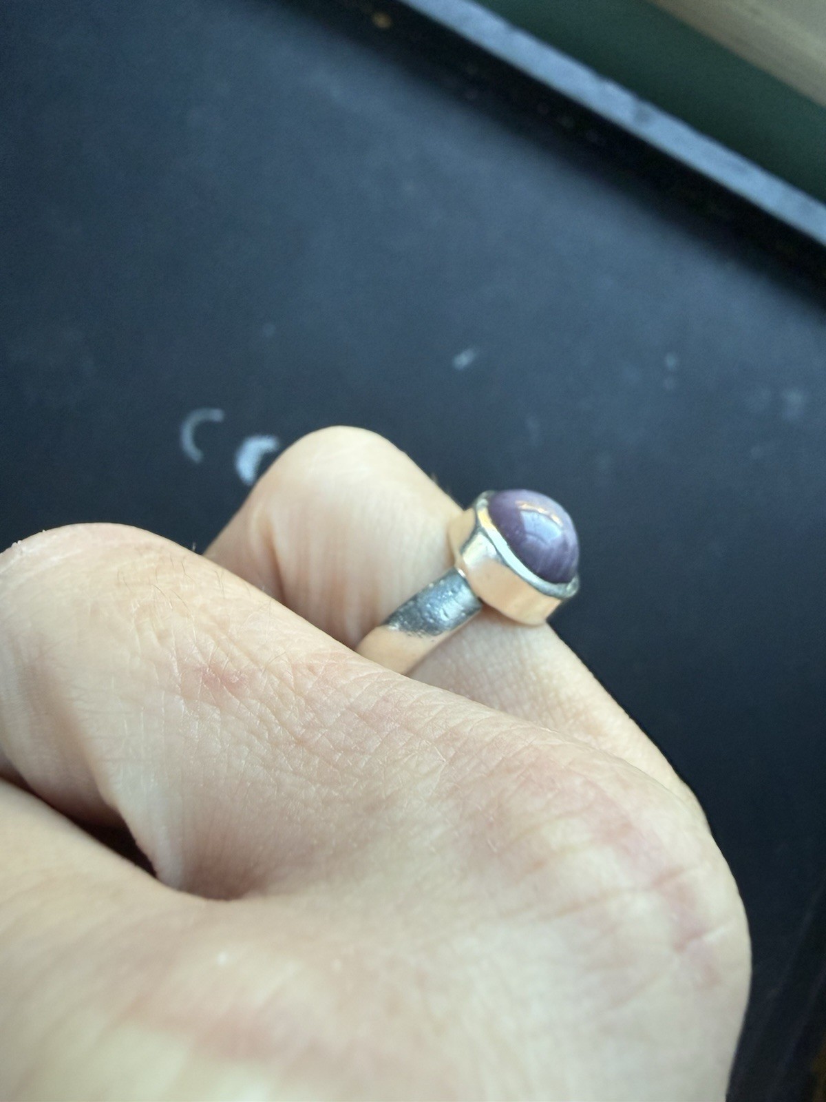 Ruby Ring Sterling Silver Size 6 Everyday Ring Fo… - image 6