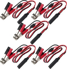  5PACK 1.5FT 12V Battery Alligator Clip to SAE 2Pin Quick Disconnect Cable SAE t