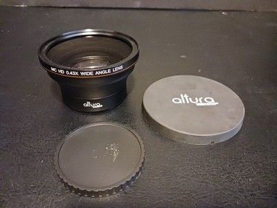 Altura Photo MC HD 0.43X Wide Angle Lens w/ Super Macro and Both Caps