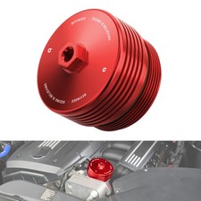 Bevinsee Aluminum Oil Filter Housing Cap Red For Bmw N55 N54 S55 N20 Engines