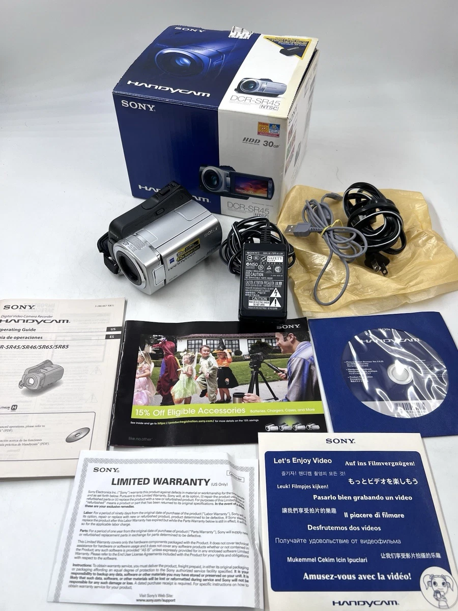 Sony Handycam Hard Disk Drive (HDD) 40-60x Optical Zoom Camcorders