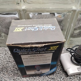Quickshot XII 12 Deluxe Joystick Controller Nintendo NES 1987 with Box vintage 