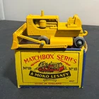 Vintage Original Boxed Lesney Matchbox #18 Caterpillar D8 Die-Cast Car