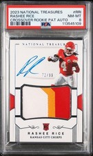 2023  NATIONAL TREASURES ROOKIE PATCH AUTO RASHEE RICE 72/99
