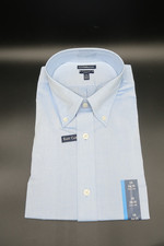 Men's Croft  Barrow Classic Fit Easy Care Button Down Collar Dress Shirt