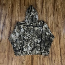 Hollister cropped fit camo hoodie Size Large