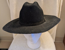 Ariat, Youth, Wool, Cowboy Hat, Black Size L