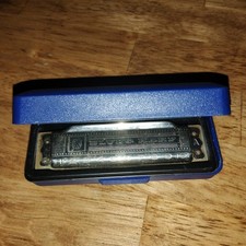 Vintage M Hohner Harmonica Blues Harp Made in Germany. 10 Key A Major