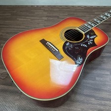 Epiphone Hummingbird HS Acoustic Guitar Cherry Sunburst - Serviced, Excellent
