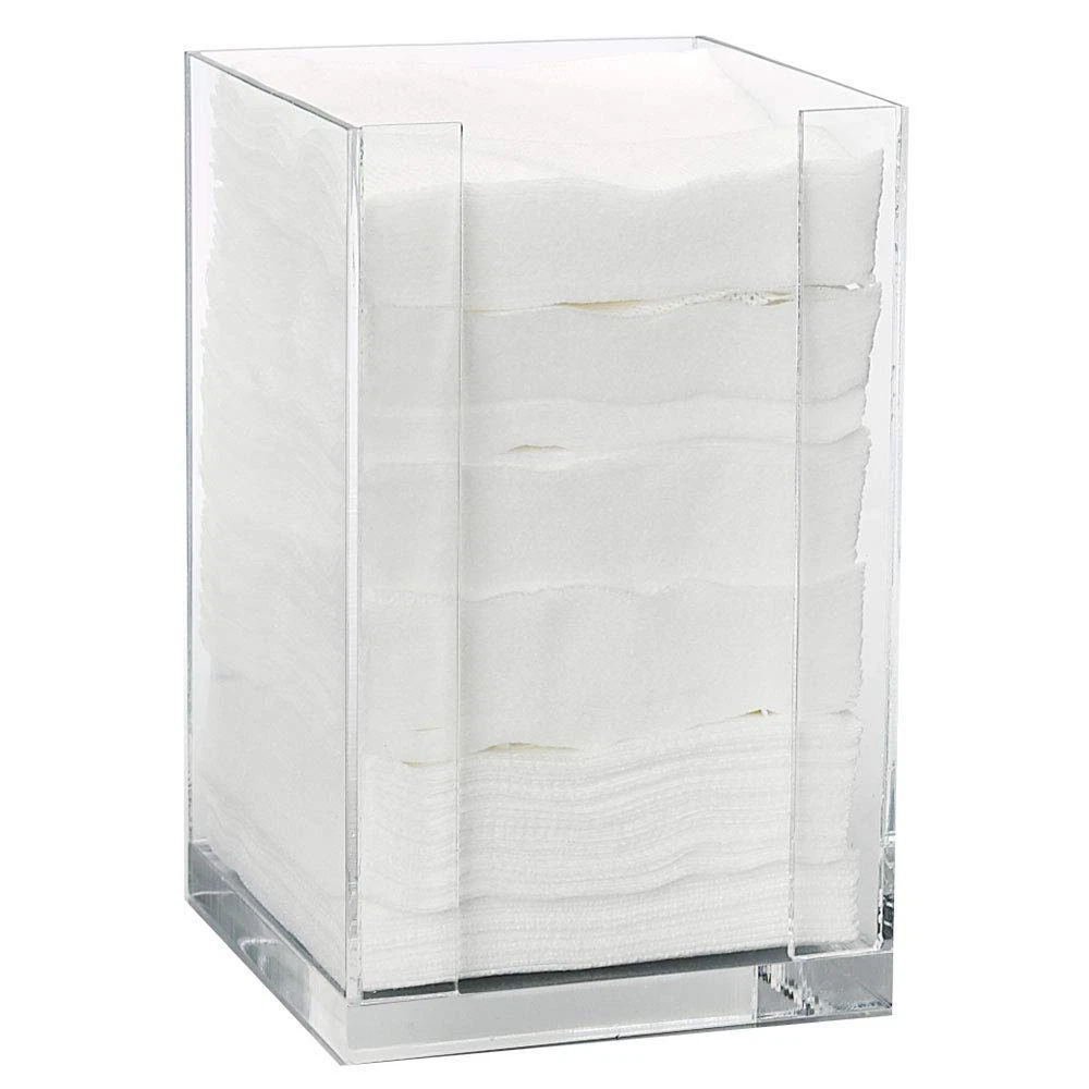 Forpro Square Pad Dispenser - Clear, Acrylic, Open Sides and Top Dispenser - Fit