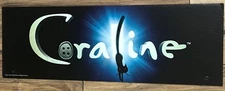 Spirit Halloween Cardboard End Cap Store Display Sign Coraline 2025