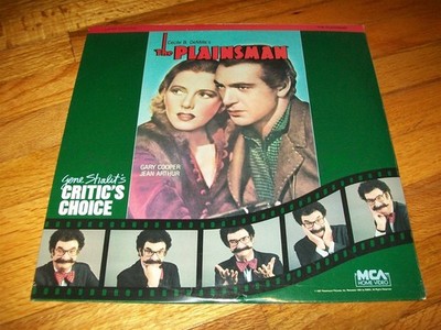 THE PLAINSMAN Laserdisc LD BRAND NEW SEALED VERY RARE GREAT FILM GARY COOPER!