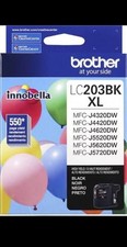 Brother Genuine LC203BK XL High-Yield Black Ink Cartridge (EXP. 04/2028)