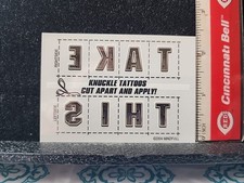 Temporary Tattoo New On Card Various Designs Available Will Combine Shipping