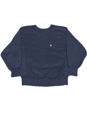 トップス 80s champion reverse weave VTG 80s Champion Reverse Weave Mens Navy Blue Heavyweight Crewneck