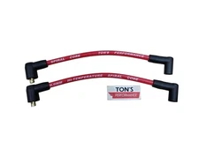 10mm Ton's Performance Harley Davidson FXR 82-00 Ignition Spark Plug Wires Red