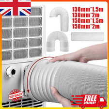 Portable AC Exhaust Hose Tube Connector Flexible Air Conditioning Vent Pipe UK
