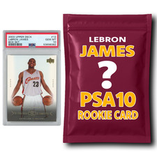 PSA 10 Rookie Graded Basketball Card Mystery Box - LeBron James