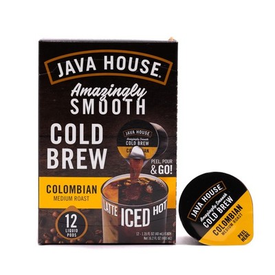 Java House Cold Brew Coffee Concentrate Single Serve Liquid Pods-1.35 Fluid