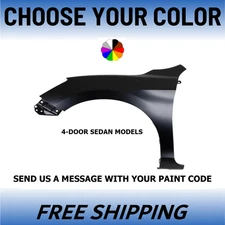 NEW Painted Driver Side Front Fender For 2013-2017 Honda Accord 4-Door Sedan