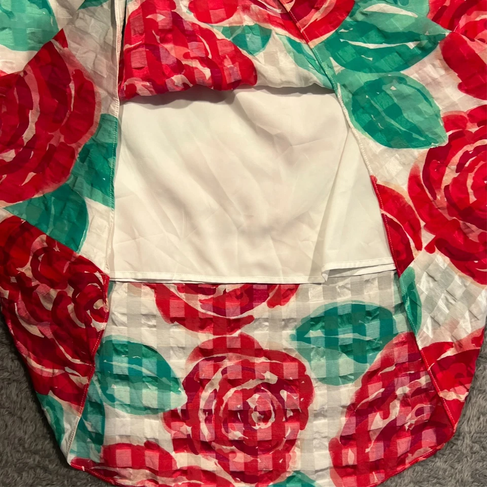 Vineyard Vines 144th Kentucky Derby Run for the Rose One Shoulder Dress 16 READ - Image 4 of 4